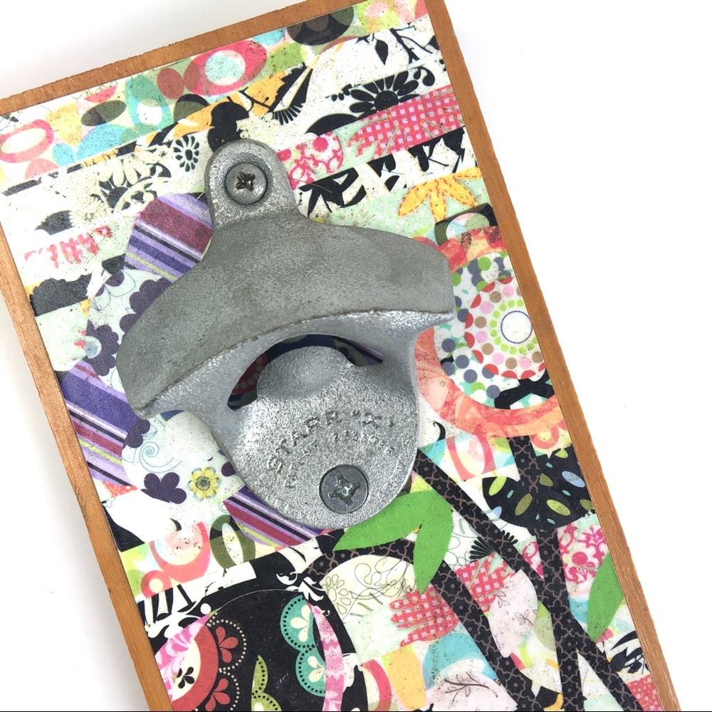Colorful Bottle Opener Wall Mount